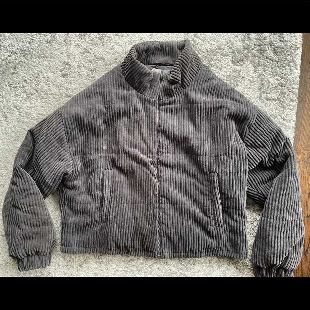 Corduroy Puffer Jacket